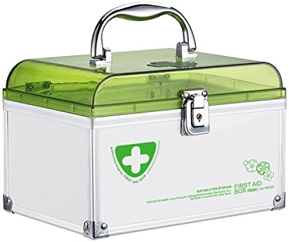 Glosen kutija za prvu pomoć koja se može zaključati kutija za skladištenje lijekova sa sigurnom