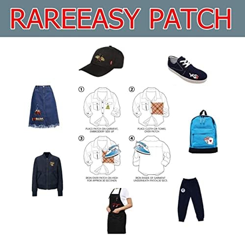 Rafeeasy Patch Golden Patches Dečiji crtani izvezeni logo Šijanja na patch torba za odeću Majica