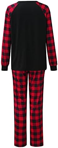 Usklađivanje obiteljske božićne pidžame xmas dugih rukava snježne pahulje Top plažene hlače udobne