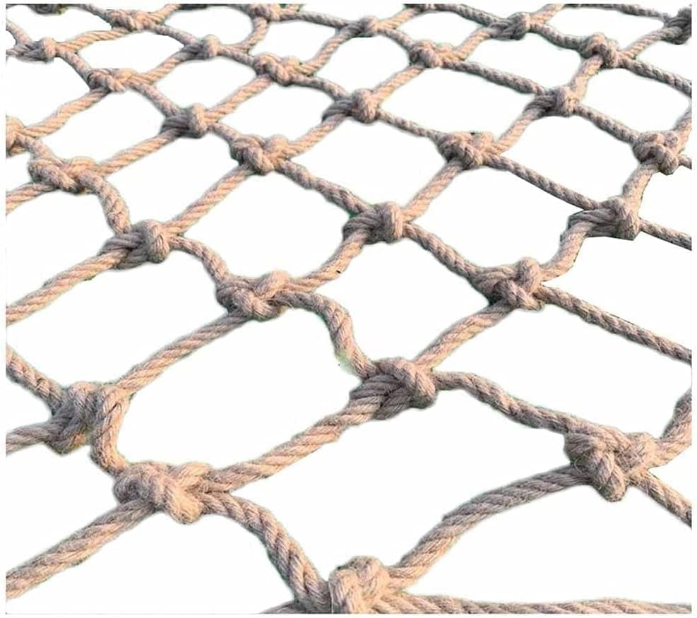 Ouyoxi konopljina mreža za užad-mreža za penjanje za djecu sigurnosna mreža, sigurnosna mreža za