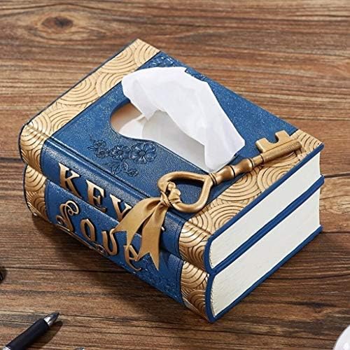 Kutija tkiva Klasična kreativna jednostavna retro knjiga u obliku dnevnog boravka papirnati ručnik kutija crpki