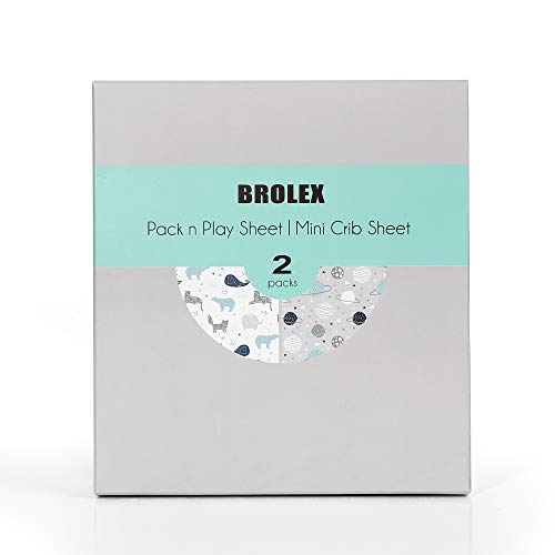 Paket n Igrajte rastezljivo opremljeno pakovanje n set plahti za igru BROLEX 2 pakovanja prenosive Mini