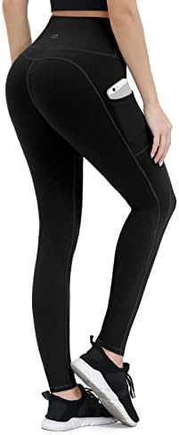 Uz fit noktiju za žene, non-vid-vid-joge hlače s telefonskim džepovima, trbušnjakom kontrole pune dužine / kapri tajice