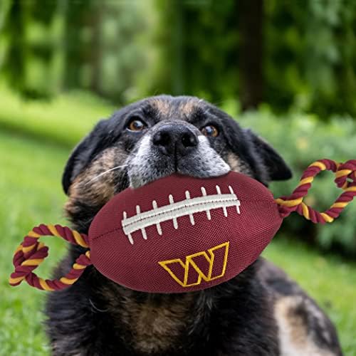 Kućni ljubimci prvi NFL Washington komandanti nogomet pas igračka, Tough najlon kvaliteta materijala sa jakim