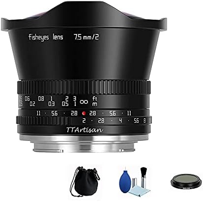 TTArtisan 7.5 mm F2 APS-C Fisheye objektiv 180° Ultra širokougaoni veliki otvor za ručno fokusiranje za Leica