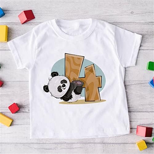 Košarkaški rukav dječak dječački dječaci djevojke ljetne kratke rukave panda crtani otisci t majice na