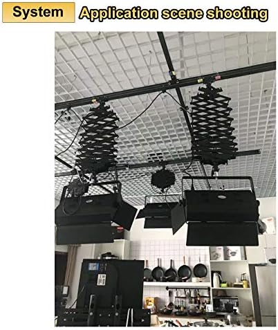 118 x 118 photograph Pantograph System kompletan komplet 3.0 M studio Lighting Support Rail System 43-200cm