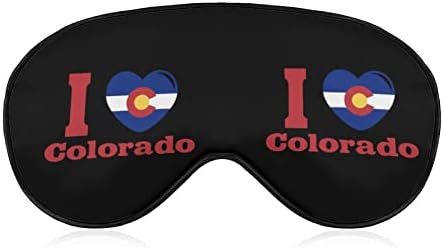 Volim Kolorado mekane maske za oči s podesivim laganim remenom u udobnom očiju za spavanje