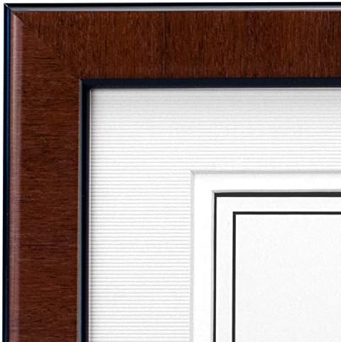 Malden International Designs okvir za dokumente od Burl drveta, 8, 5x11, orah