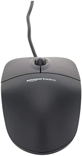Basics žičani USB računarski miš sa 3 dugmeta, Crni