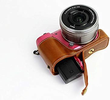 PU kožna torba za pola kamere poklopac donje verzije otvaranja za Sony Alpha A5100 A5000 ILCE05100 ILCE5000