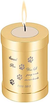 Wsxa tegla za kremaciju urne za životinje od nerđajućeg čelika za pepeo psa / mačke za uspomenu