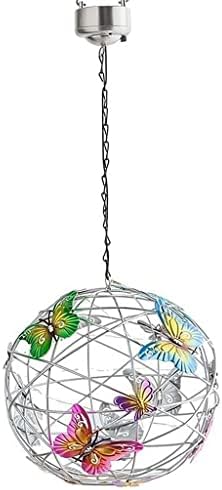 N / A Lijepa LED ball svjetlo na otvorenom solarno napajanje lopte viseći ukras okrugla sunčeva