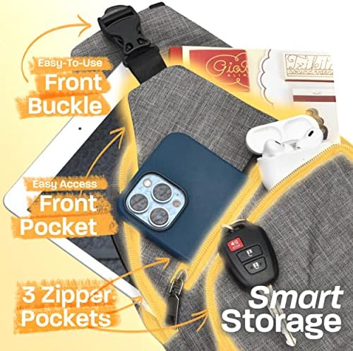 NUPOUUCH ROGWACK CROSSTO SLINGACK ruksak, priključak za punjenje USB, lagani dan pakovanja za putovanja,