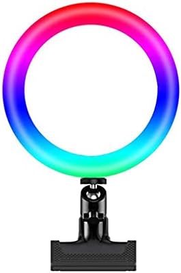 SLSFJLKJ Podesiva zatamnjiva LED Selfie Ring Light Flash RGB svjetlo za fotografiju Desktop kamera telefon