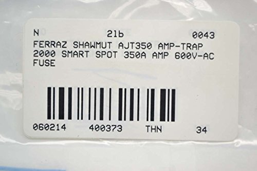 NOVO FERRAZ SHAWMUT AJT350 AMP-TRAP 2000 Smart Spot 350A AMP 600V-AC osigurač B400373