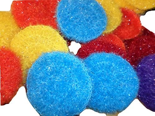 Kuhinjski doodads - Crochet Sirkets Crochetid Scrubbies - Pot Pan Scrubbies Sparkle najlon - Skine - Set