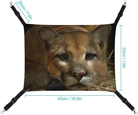 Leopard mačka za kućne ljubimce spava krevet sa podesivim kaiševima i metalne kuke 16.9x13& 34;