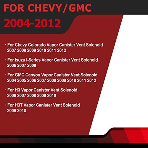 Fexon vapor kanister VENT Solenoidni ventil kompatibilan sa Chevy Colorado GMC Canyon 2006-2012
