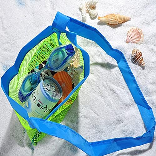 APOO mrežasta torba za plažu, prenosiva putna torba za odlaganje, sa torbom za plažu, pogodna za kampovanje