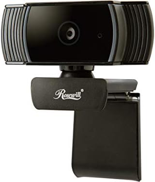 Rosewill 1080p HD web kamera sa mikrofonom, Plug & amp; Play Web kamera za Windows & amp; macOS,