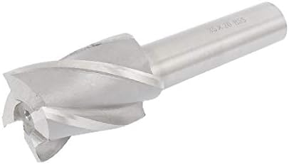 X-DREE 35mm prečnik rezanja ravna izbušena rupa 4 Flute kraj glodalice (Diámetro de corte de 35 mm vástago