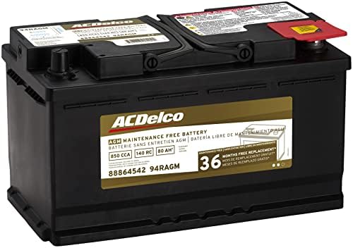 Acdelco Gold 94RAGM 36 Mjesečni garancija AGM BCI Group 94R Baterija i zlato 48AGM 36 Mjesec Garancija