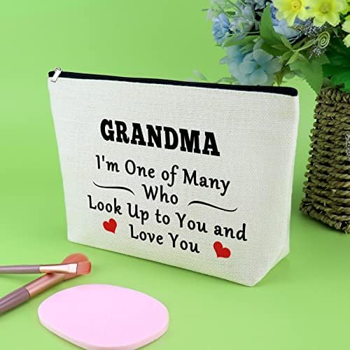 Bake pokloni od bake baka makeup torba Grammy Majke Dan Poklon od Grandson GrandDok Cosmetic Gouch GrandMother