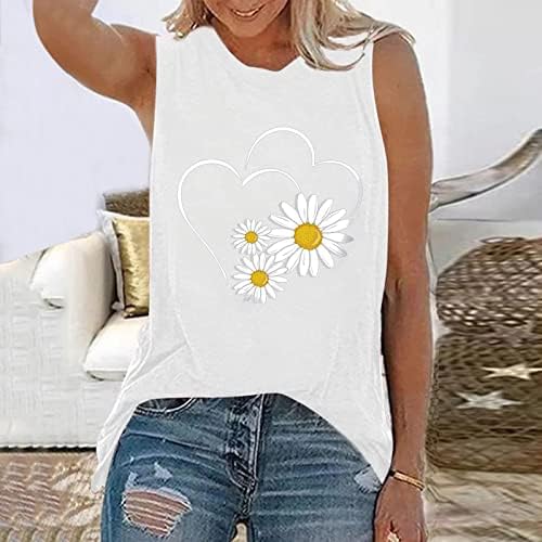 Ženska labava fit majica s kratkim rukavima cvjetni ispisani casual bluza za posadu proljeće Basic izlaskom