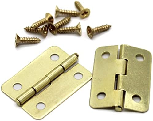 WYFDP Zlatni mali šarki, mini sklopivi mini DIY HANDICRAFT Woodworking Model Hardware Učvršćivanje
