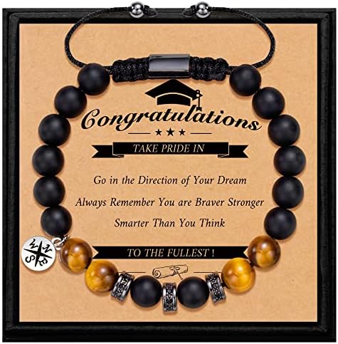 Btysun diplomski pokloni za njega narukvice sa perlama za žene učitelj zahvalnost pokloni za muškarce