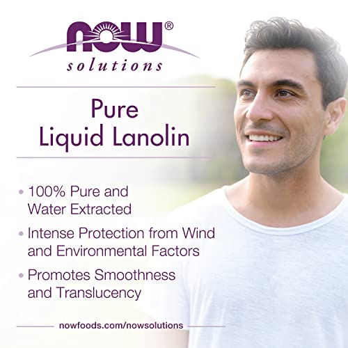 Sada rješenja, tečni Lanolin Pure, intenzivna zaštita, formulirana za suhe grube usne i kožu, 4 unce