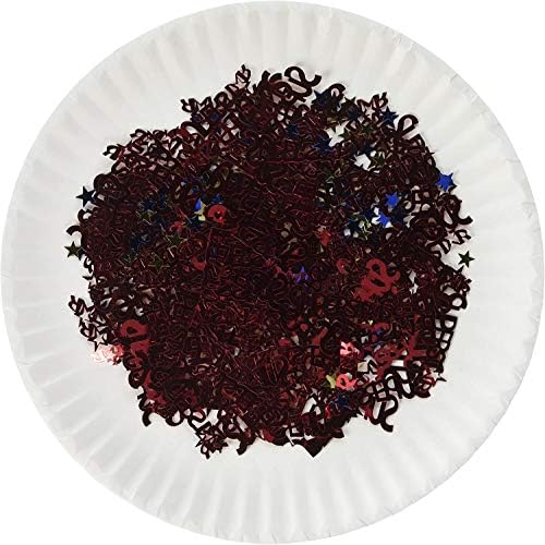 Beistle multicolor superzvijeznica plastični konfeti-1 paket / .5oz, crvena / zlatna / plava