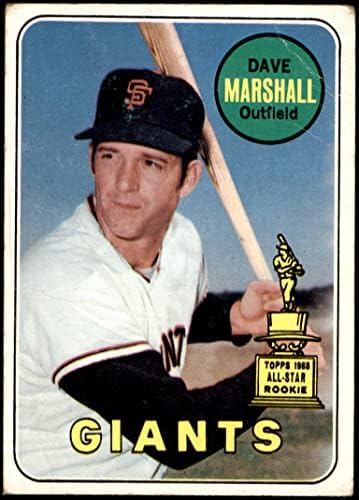 1969 FAPPS Br. 464 Yn Dave Marshall San Francisco Giants Fair Giants