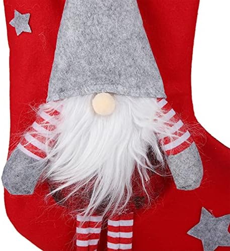 Jopwkuin plišane božićne čarape, božićne čarape Netoksično i bez ukusnih prostranih interijera
