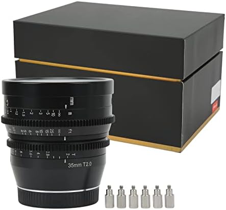35mm T2.0 Cinema Lens, 35mm T2.0 veliki otvor blende Full Frame Cine Lens ručni fokus Z Mount Cinema Lens za