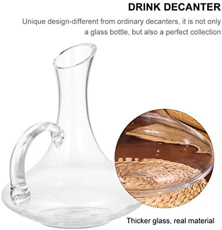 Cabilock Glass Pitcher Glass Whisky Decanter Glass Whisky Bottle Drink wine Pitcher Liquor Decanter distributer