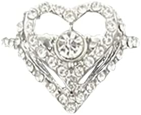 2023 Nova srebrna igla pjenušava naušnice za srce male kristalne naušnice u obliku srca modni trendi nakit