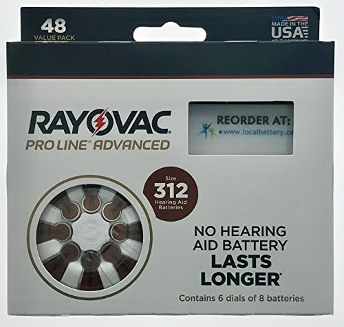 Najnoviji Rayvac Proline napredna veličina 312, aktivna jezgra. 48 baterija, izrađenih u SAD-u