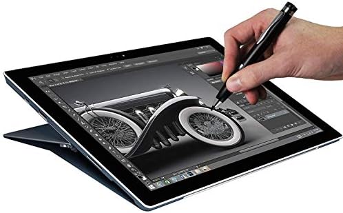 Navitech Broonel crna fina tačaka Digitalna aktivna olovka Stylus kompatibilna sa Lenovo jogom S730 13.3