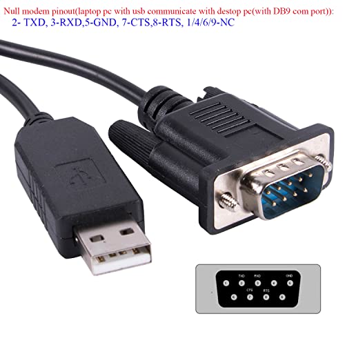 USB do DB9 D-sub muški COM PORT FTDI RS232 serijski pretvarač Adapter za nadogradnju komunikacije