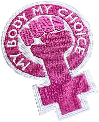 Moje tijelo Moj izbor fist vezeno željezo na šini patch amblem PRO Choice Feminizam Ženska praksa Armband