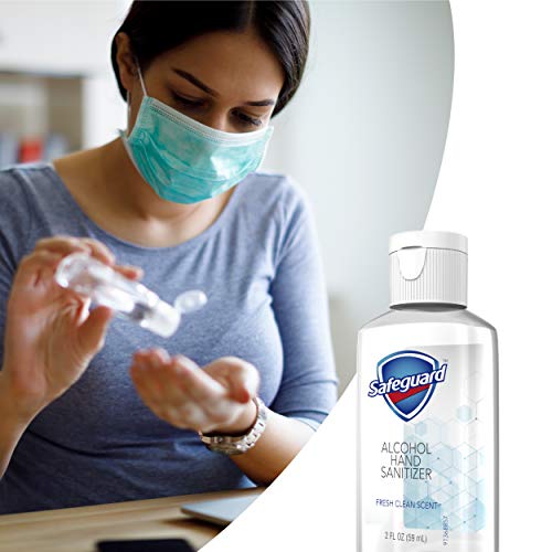 Sačuvajte antibakterijsko sredstvo za sanitet, svježi čist miris, sadrži alkohol, 2 oz