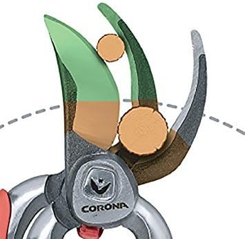 Corona BP 7100D kovani Dualcut Bypass ručni rezač, rez od 1 inča, čelik