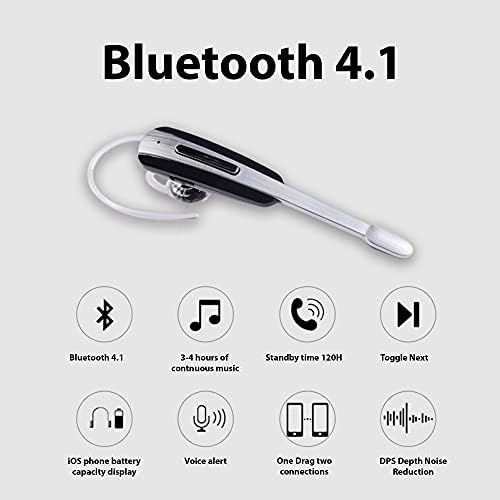 Tek styz slušalice kompatibilne sa ZTE Grand Memo II LTE u uši bežični Bluetooth zvučni ušica