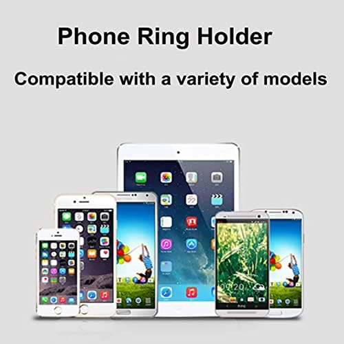 Prozirni Držač prstena za mobilni telefon, prozirni prsten za telefon od 4 paketa za futrolu za telefon,