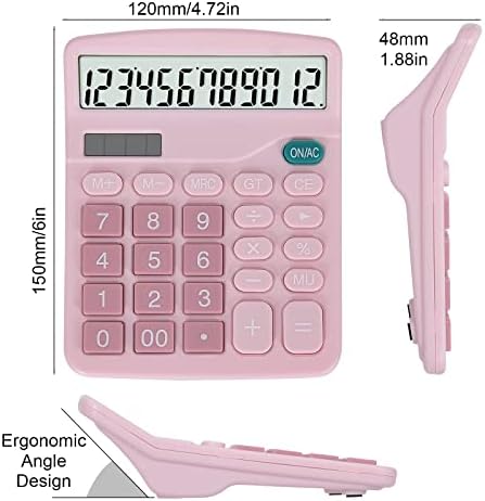 EOOCOO osnovni standardni kalkulator 12-znamenkasti radne površine sa velikim LCD ekranom i osjetljivom