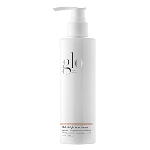 Glo Skin Beauty Hydra-svijetlo AHA sredstvo za čišćenje | pjenasti Gel za čišćenje uklanja šminku, nježno ljušti,