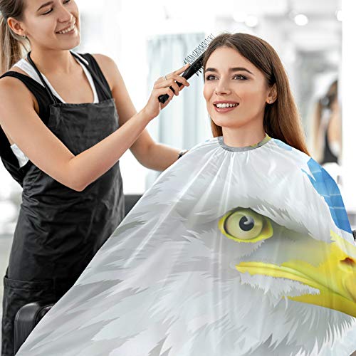 Profesionalni brijač i brada za branu 2 na 1- Ćelavi Hawk Američka zastava Rezanje kose sa 2 usisne čaše, vodootporni