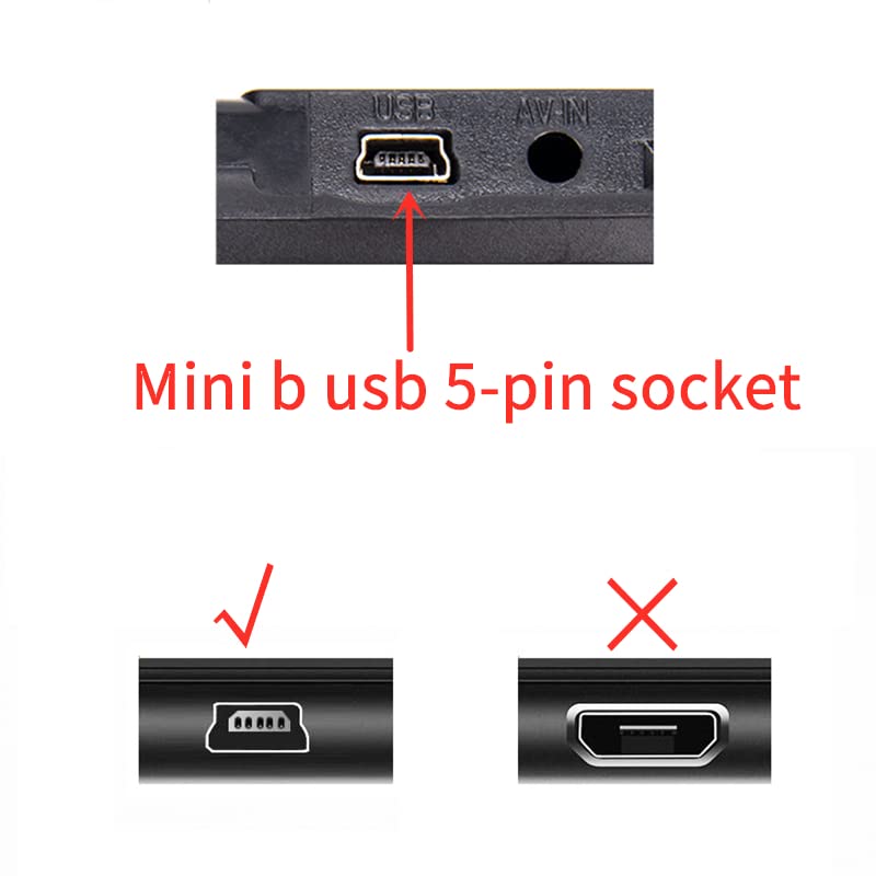 Larrits 15ft USB 2.0 A za mini B USB kabel 90 stupnjeva Pravi ugao napajanje kabl za naboj dodatno za